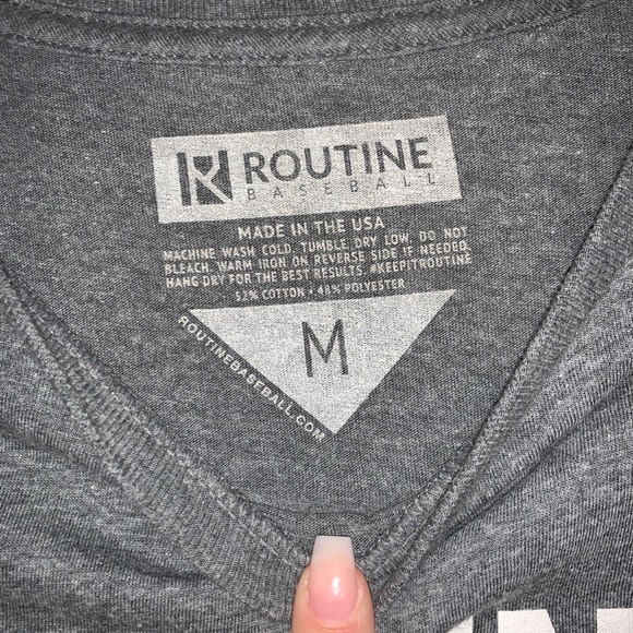 It’s Runs Not Points Routine Baseball Tee - Picture 3 of 5